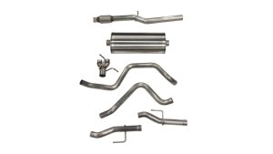 GMC Sierra Performance Exhaust - Rear - CORSA Performance - Cat-Back Dual Rear Exit - `19-`23